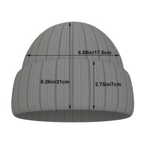 Gorro de punto a prueba de viento con protección para los oídos, a la moda, con patrón de sonrisa, para hombres y mujeres, opción ideal para regalos, 1 ud. - Product Image 6