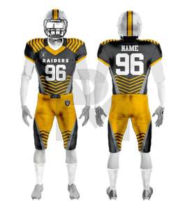 เสื้อฟุตบอลทีมอเมริกันสำหรับผู้ชายชุดอเมริกันฟุตบอลออกแบบเองพิมพ์ซับลิเมชันของคุณเอง - Product Image 2