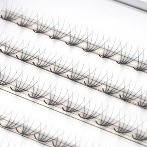 Extensions de cils en fibres PBT coréennes faites à la main, épaisseur personnalisée, haute qualité, longueur 4-25 mm, OEM/ODM, expédition mondiale en gros - Product Image 3