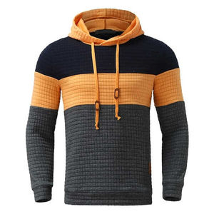Premium hommes 100% coton pull à capuche vêtements d'hiver décontractés poids lourd brodé basiques personnalisé coupe régulière teint uni - Product Image 2