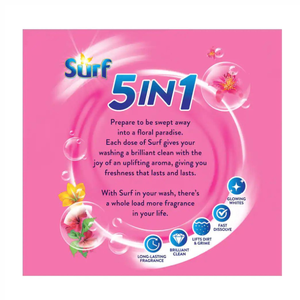 Bán buôn Surf Front & Top nhiệt đới 3kg giàu bọt chất tẩy rửa bột giặt mạnh mẽ loại bỏ khó khăn vết bột giặt chất tẩy rửa - Product Image 2