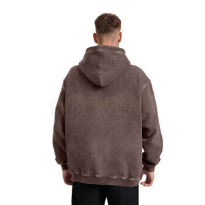 ผู้ผลิตมืออาชีพ เสื้อฮู้ดดี้โอเวอร์ไซส์ ผ้าคอตตอนผสม รุ่นใหม่มาแรง เสื้อฮู้ดดี้โอเวอร์ไซส์ขายดี - Product Image 3