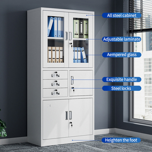 Hiện đại có thể điều chỉnh kim loại Tủ hồ sơ với Laminate kệ cho tổ chức Lưu trữ trong phòng ngủ trường hội thảo hoặc nhà văn phòng - Product Image 2