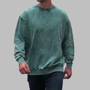Haga su propia sudadera de lavado ácido Sudadera con capucha lavada con ácido personalizada Sudadera con capucha lavada con estampado de pantalla - Product Image 5
