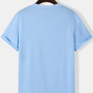 Logo personnalisable T-Shirt homme 100% coton col rond Street Wear fabriqué au Pakistan - Product Image 2