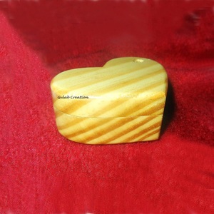 <b>Heart</b> <b>Shape</b> Pine Wood Engagement Ring <b>Box</b> Handmade Rustic Ring Holder for Proposals, Weddings & Anniversary Gifts - Product Image 4