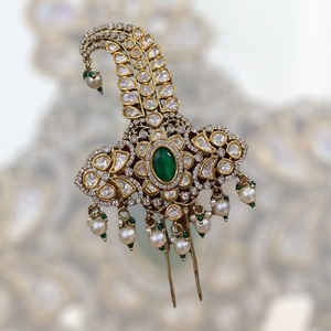 Designer Trendy Nice Looking Plaqué Or Superbe Qualité Vêtements Traditionnels De Mariage Bijoux De Mode Pour Le Marié - Product Image 4