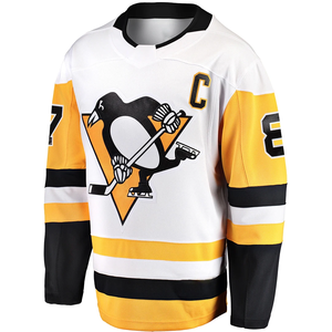 Maillot de hockey sur glace personnalisé de haute qualité, sublimation, vente en gros, dernier design, séchage rapide, respirant, polyester 220g, vêtements de sport - Product Image 3
