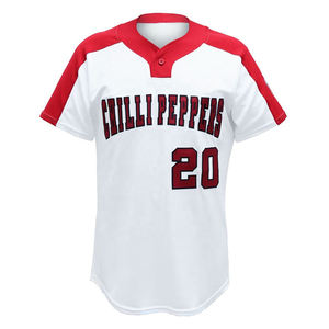 2025 Style chaud haute qualité personnalisable solide impression numérique respirant 100% Polyester hommes Baseball maillot uniforme 2 ensembles - Product Image 2