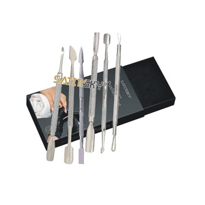 Lima de Uñas de Acero Inoxidable de Doble Cara, Resistente a la Oxidación, Empujador de Cutículas, Herramientas de Manicura y Podología, Reutilizable, Calidad Premium - Product Image 2