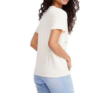 Camiseta inversa camisetas 230GSM corto listo ajuste logotipo personalizado con pantalla de hojaldre Vintage de gran tamaño lavado ácido Unisex mujeres camisetas gráficas - Product Image 5