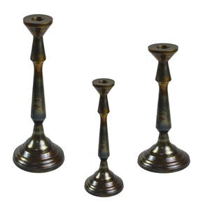 Antique Set of Three <b>Candle</b> <b>Stick</b> Best for Home Bed Room Decor Design <b>Candle</b> Holder Decor Solid Metal <b>Candle</b> Stand - Product Image 2