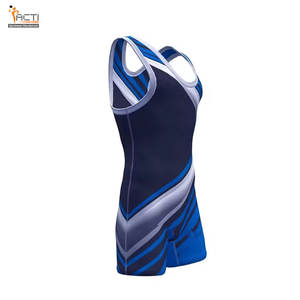 Vêtements professionnels Singlets de lutte sur mesure Nouveau design de haute qualité Singlets de lutte - Product Image 4