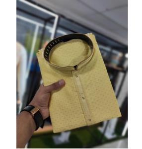 Ensemble Kurta Pajama en séquence pour homme, ensemble Kurta Pajama pour homme, ensemble Kurta Pajama en séquence pour homme, ensemble Kurta pakistanais pour homme pour les fêtes - Product Image 1