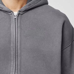 Sudadera con Capucha Personalizada de Estilo Urbano, Gruesa, de 500 g/m², de Algodón, Corte Cuadrado, para Hombre - Product Image 5