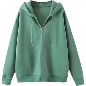 Sudaderas con Cremallera Personalizadas Más Vendidas en 2026, Unisex, Transpirables, de Secado Rápido, 100% Algodón, Diseño Sólido de Invierno, Talla XS - Product Image 1