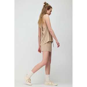 Blusa Larga Informal de Modal con Espalda Cruzada y Logotipo Frontal - Product Image 4