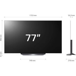 สมาร์ททีวี 4K ขนาด 77 นิ้ว พร้อมระบบประมวลผลเสียง AI Upscaling และโมดูลอินเทอร์เน็ตไร้สาย E-Paper - Product Image 3