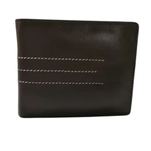 Portefeuille de luxe pour hommes, accessoire de mode en cuir fait à la main de qualité supérieure en vente - Product Image 1