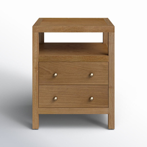 Joli meuble de chambre en bois de teck simple et moderne naturel de haute qualité - Product Image 6