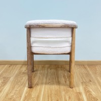 Offres Spéciales Chaise en bois faite à la main vietnamienne et table Chaise en bois et rotin de l'usine vietnamienne