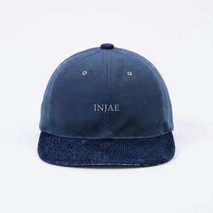 Casquette de baseball 6 panneaux personnalisée avec logo, visière en velours côtelé, lettres brodées, unisexe, ajustée, pour adulte, décontractée, vintage, respirante - Product Image 1