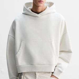 เสื้อฮู้ดผ้าฝ้าย500gsm โอเวอร์ไซส์ของผู้ชายเสื้อมีฮู้ดผ้าคอตตอนรุ่นที่กำหนดเอง - Product Image 1