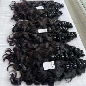 Paquetes de tejido de cabello camboyano, proveedores de cabello humano de templo indio crudo rizado recto ondulado camboyano al por mayor - Product Image 6