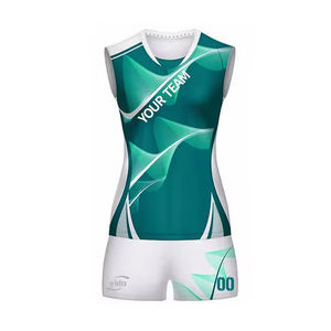 ชุดวอลเลย์บอลระเหิดผ้าแห้งเร็วน้ำหนักเบามีดีไซน์ไม่ซ้ำใครเหมาะสำหรับคลับและโรงเรียน - Product Image 5