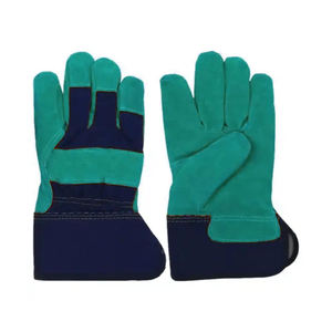 Guantes de trabajo de cuero dividido de piel de vaca para hombre más vendidos, protección de manos de seguridad anticorte personalizada, uso diario - Product Image 2