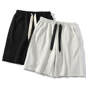 Pantalones cortos de sudor para hombre 2 en 1 Malla de poliéster Forrado de compresión Entrenamiento Deportes Correr Pantalones cortos de gimnasio para hombres - Product Image 1