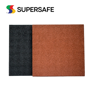 Dalles de sol en caoutchouc insonorisantes, résistantes aux UV, à haute élasticité et durables, 500x500mm, épaisseur 15-100mm pour - Product Image 6