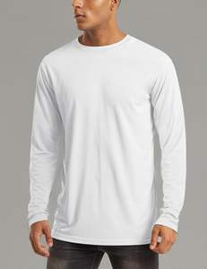 Vêtements de sport à logo personnalisé pour hommes, chemise de gymnastique à manches courtes, tissu tricoté respirant pour l'entraînement en polyester à séchage rapide, impression sportive, 220 grammes - Product Image 1