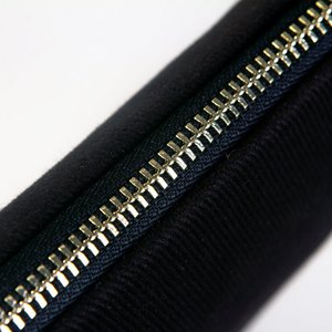 Eco-Friendly Cotton Zipper Clutch <b>Bag</b> 8x6 <b>Black</b> PVC Makeup Organizer Reusable Cosmetic Pouch - Product Image 4