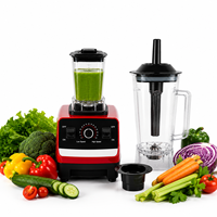 Hete Aanbieding 2L 2.5L 4L 2-in-1 Multifunctionele Blender Smoothie Maker Blender IJskruiser voor Huishoudelijk Restaurant Commercieel Gebruik