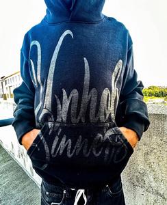 Échantillon gratuit OEM Sweat-shirt pour hommes 100% coton vierge sérigraphie bouffante oversize pulls à capuche - Product Image 4