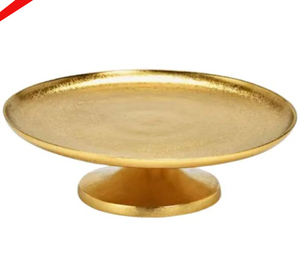Latest Design Golden Finished Round Shape Aluminum <b>Cake</b> <b>Stand</b> For Hotel And Restaurant - Product Image 1