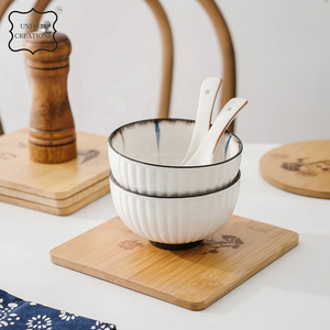 Sous-verres carrés en bois de taille personnalisable pour le dessin et la peinture de bricolage Sous-verres vierges de style classique pour la gravure sur bois - Product Image 5