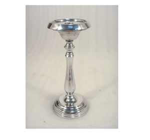 Aluminium Candle Holder <b>Silver</b> Color Luxury Style Candle Stand - Product Image 5