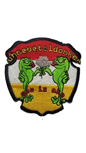 Insignes de broderie presse à chaud patch de broderie en fer personnalisé - Product Image 4