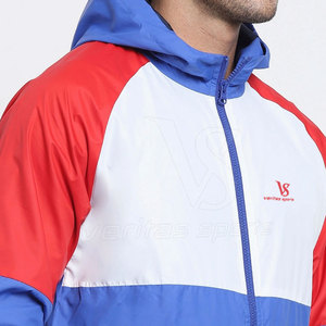 Veste de pluie en toile imperméable pour hommes, coupe-vent à capuche pour la saison d'hiver, vêtements d'extérieur en gros - Product Image 5