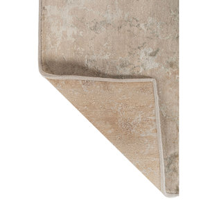 Alfombra Kavi Gris y Negra Anudada a Mano de Lana y Seda de Bambú, Diseño Teoría del Caos, Rectángulo Abstracto para el Hogar y Pasillo, Modelo Esk-411(Fr) - Product Image 5