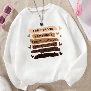 Premium Design Streetwear pour femme 100% coton respirant pulls décontractés 3D imprimé goutte épaule tricoté sweats à capuche - Product Image 3