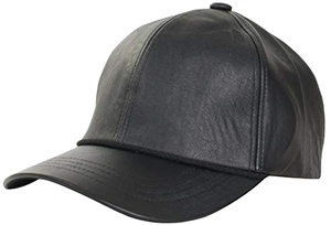 Casquettes en cuir à logo personnalisable Casquettes de baseball pour hommes pour vêtements de sport et activités de plein air Casquette en cuir à 6 panneaux - Product Image 2