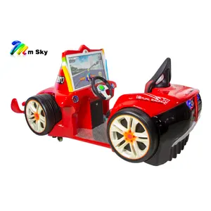 2024 מקורי מפעל 24 אינץ' LCD VR רטט מירוץ מכונית נסיעות לילדים מכונות משחק ארקייד לילדים מגרש משחקים מקורה