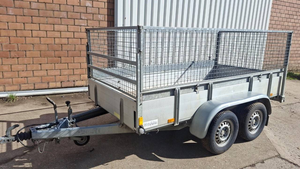 Remolque utilitario Sari SA2000A 3mx1.50m 2000kg para materiales de construcción con frenos en venta - Product Image 3