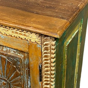 Handmade Royal Carved <b>Sideboard</b> <b>Rustic</b> Traditional European Style Extendable Living Room Furniture - Product Image 5