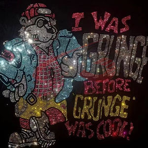 Nouvelle mode de T-shirt surdimensionné avec strass Hot Drill Personnalisez votre logo Shine Glitter Rhinestone T-shirts de luxe pour hommes - Product Image 2