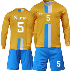 Chemises personnalisées avec logo Ensembles d'uniformes de football Nouveau style de maillot de football personnalisé Kit de survêtement d'entraînement de football pour hommes - Product Image 5