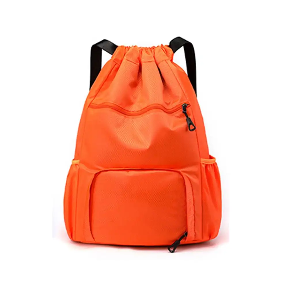 Özel Logo promosyon su geçirmez spor hediye toz ayakkabı depolama İpli çanta eğitim spor Polyester siyah İpli sırt çantası